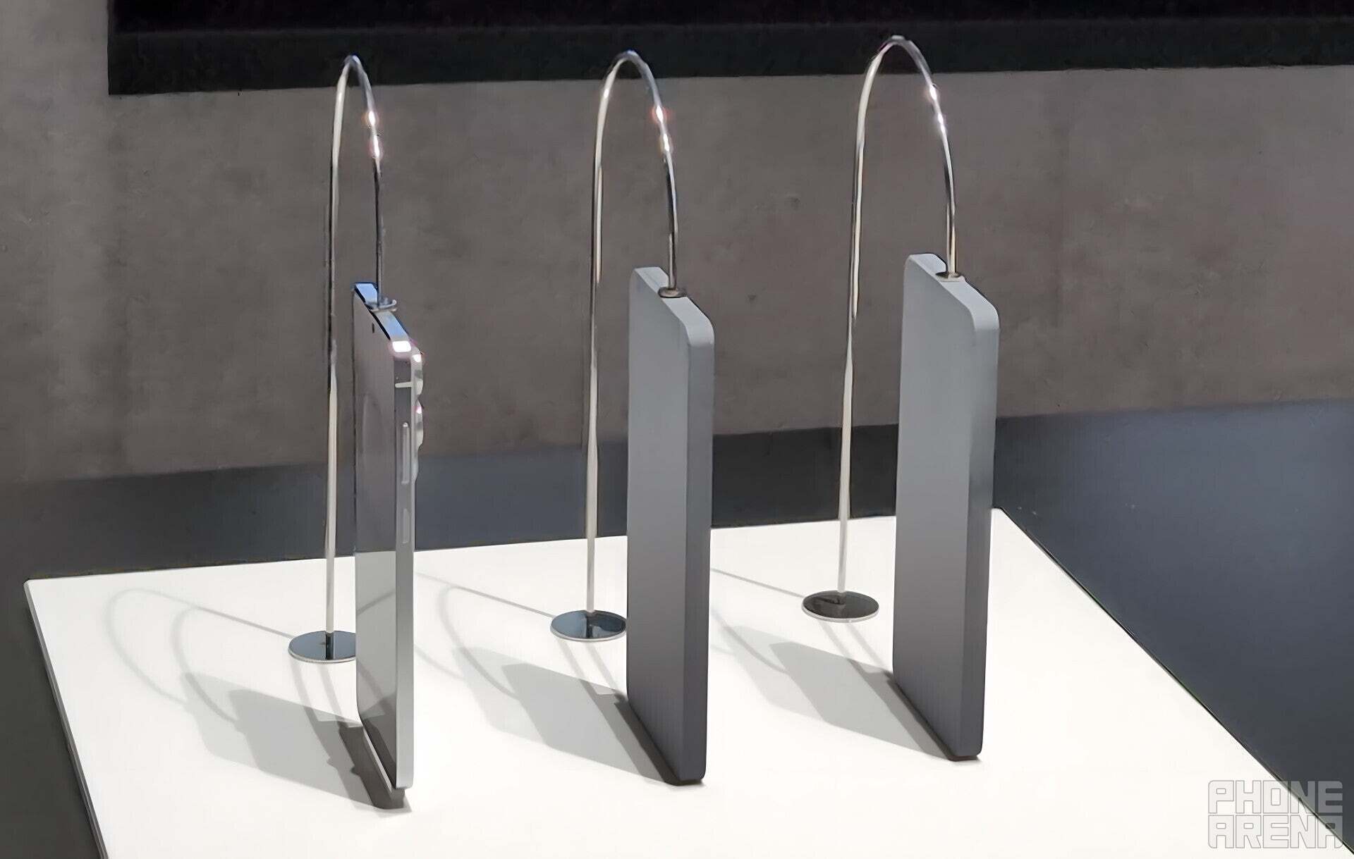 A concept S25 Edge unit next to other models in the series. | Image credit &amp;ndash; PhoneArena - Galaxy S25 Edge is not tardy, since a wizard is never late, nor is he early