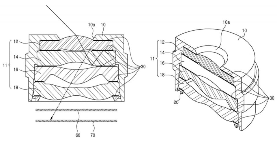 A drawing from Samsung&#039;s patent application in 2018 showing a method of applying matte ink instead of film layers. - If you liked how thin the Galaxy S25 was, you’re not ready for the Galaxy S26